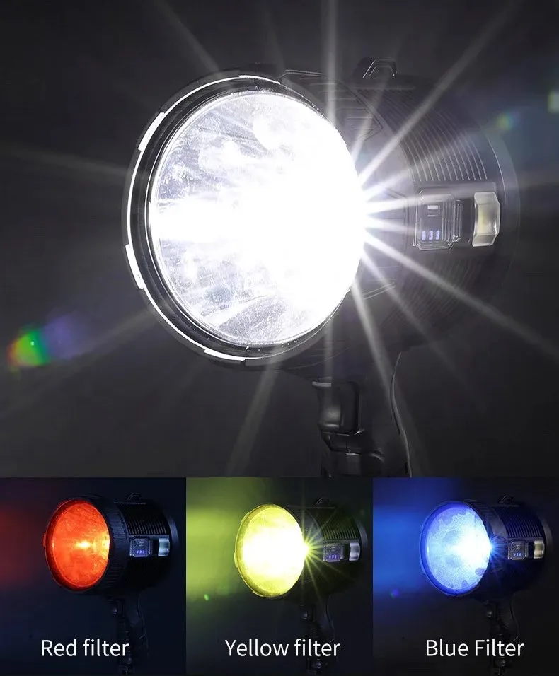 High Power XHP90 Rechargeable USB LED Flashlight Solar Searchlight Powerful 9000mAh Torch Spotlight Lantern For Hunting Camping