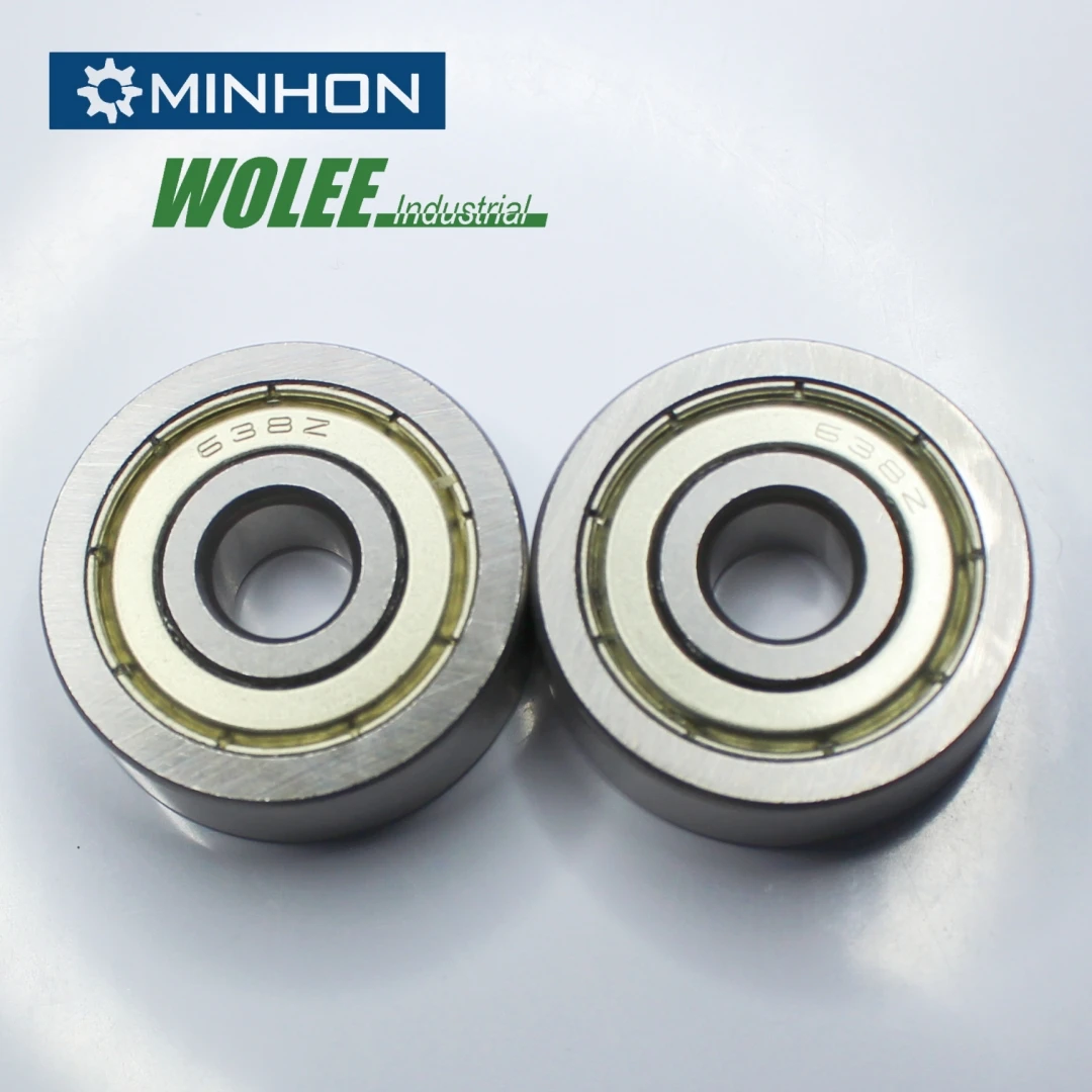 638ZZ Deep Groove Ball Bearing Size 8*28*9 mm