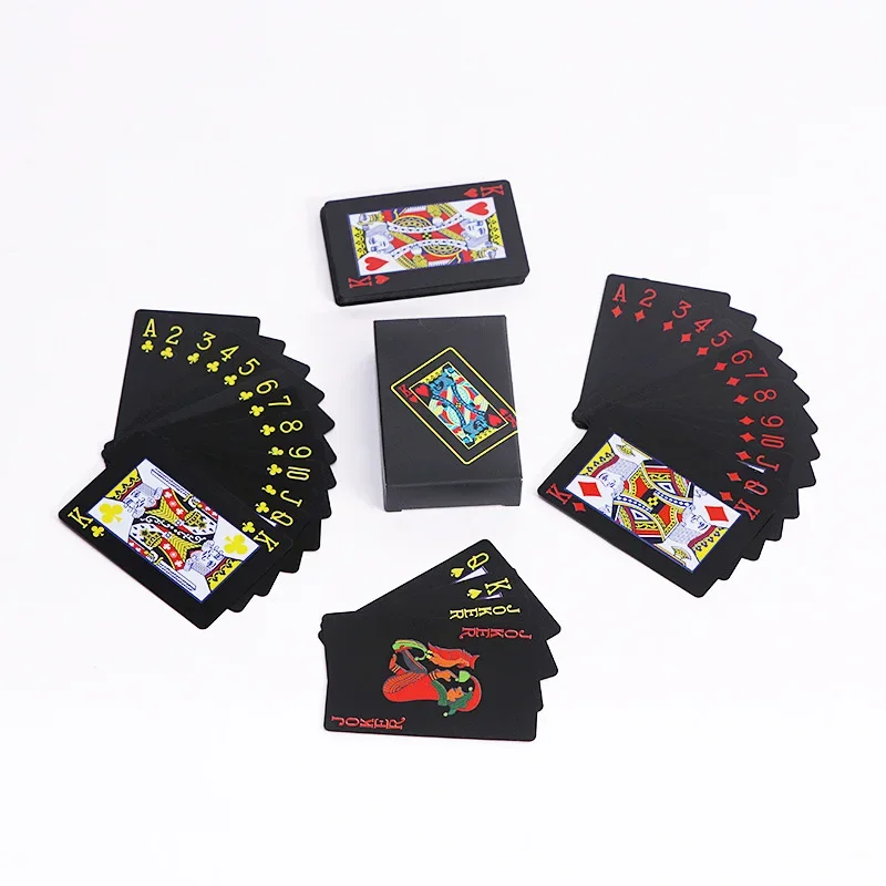 Colorful Playing Cards Frosted Waterproof Plastic Gift/Party/Family Game Magic Poker Cards 57x87mm