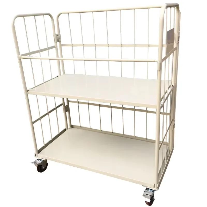Wire container wire mesh cage and storage box bin electric custom steel surface laminate design