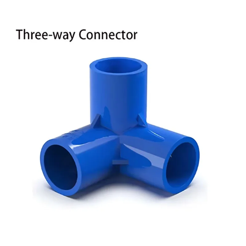 1-10pcs/lot Inside Diameter 20 25 32 40 50mm PVC Pipe Connector Straight Elbow Tee Water Pipe Adapter Home DIY Tube Connectors