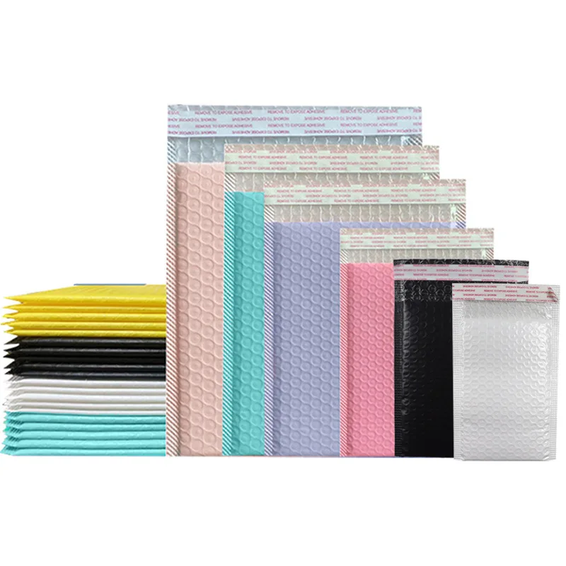 

50 Pcs Black Bubble Mailer Bubble Padded Mailing Envelopes Mailer Poly for Packaging Self Seal Shipping Bag Bubble Padding