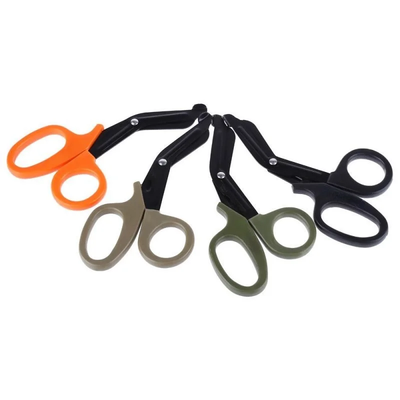 EDC Shears Paramedic Medical EMT Emergency Scissors Bandage Cutter Outdoor Tactical Gear Paracord Pocket Tool Camping Hiking