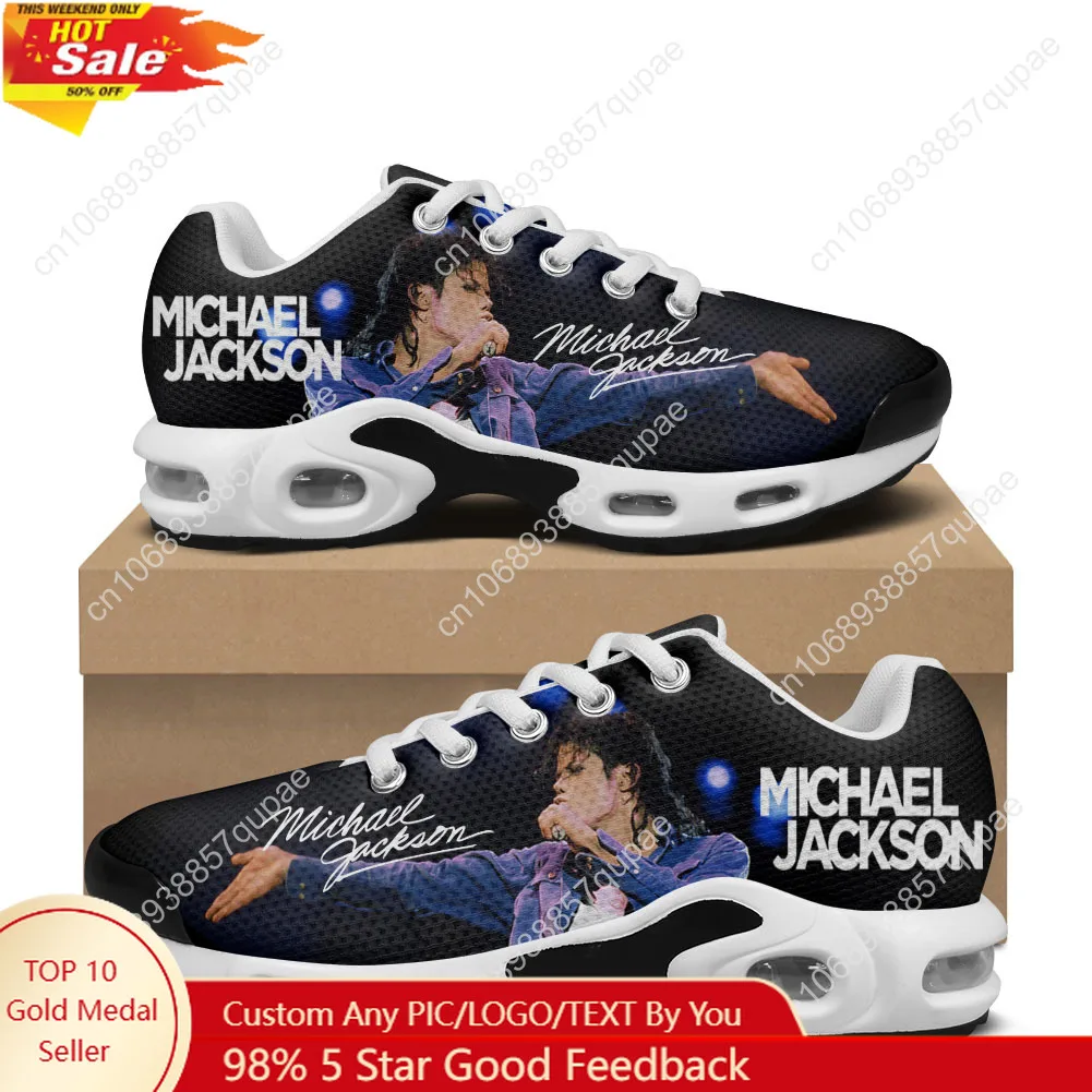 

Michael Jackson Air Cushion Sneakers Pop Singer Dancer Mens Womens Lightweight Sports shoes High Quality Custom Mesh Sneaker