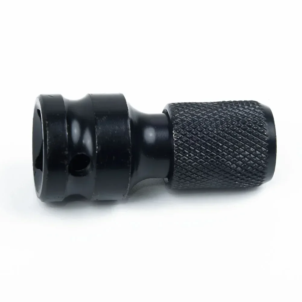 

1/2’’ Drive To 1/4’’ Hex Drill Chuck Converter Socket Adapter For Impact Wrench Quick Release Chuck Screwdriver Bit Socket