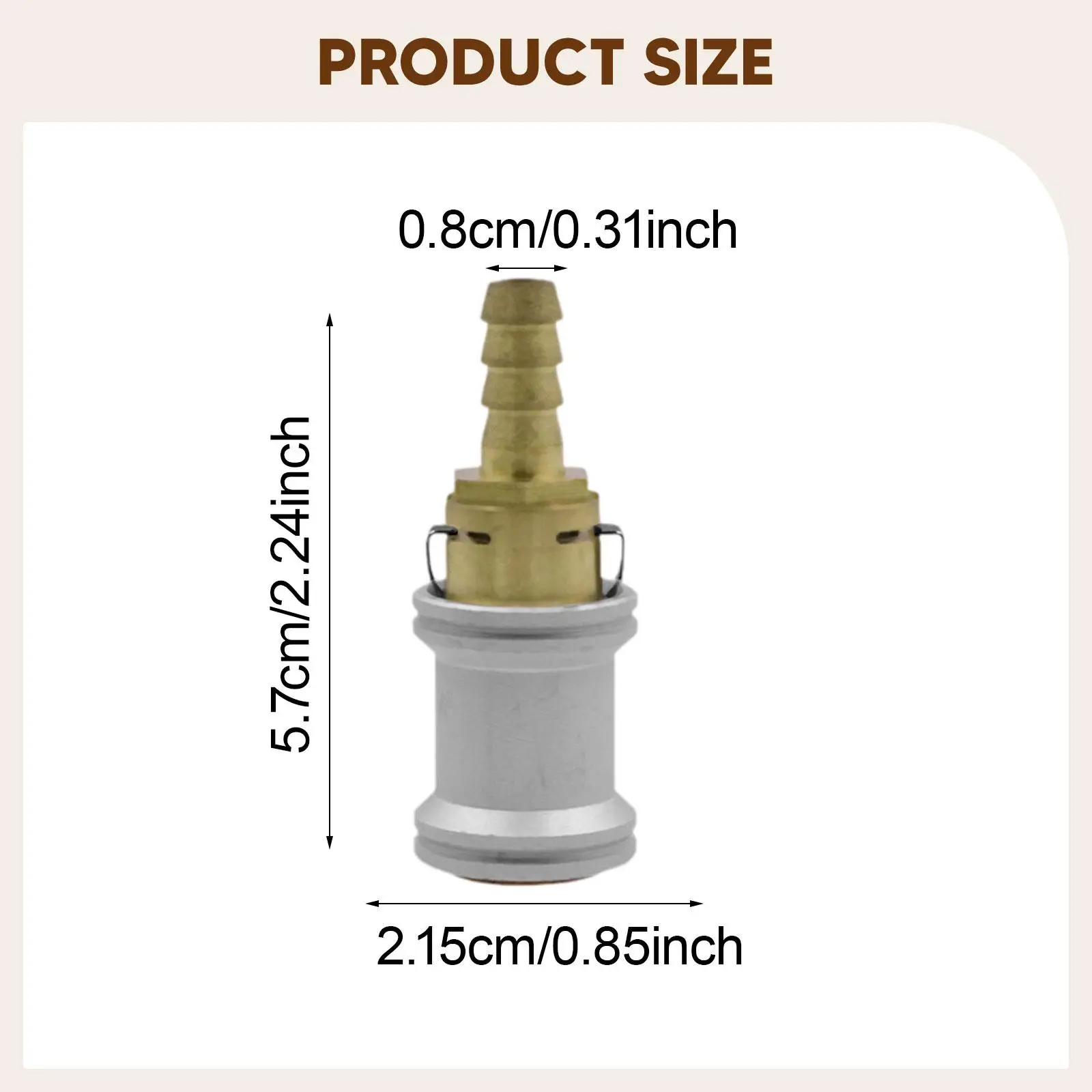Tire Inflator Air Compressor Chuck Quick Connect Clip Secure Seal Portable for Bus Car Truck Use view 3