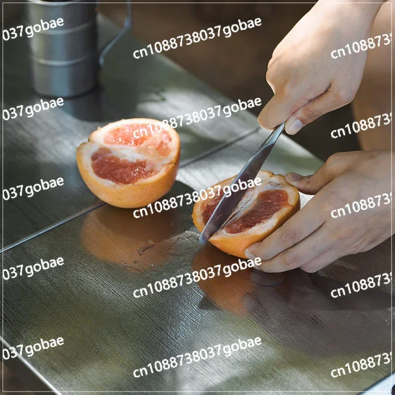 طاولة نزهة قابلة للطي للتخييم في الهواء الطلق من الفولاذ المقاوم للصدأ