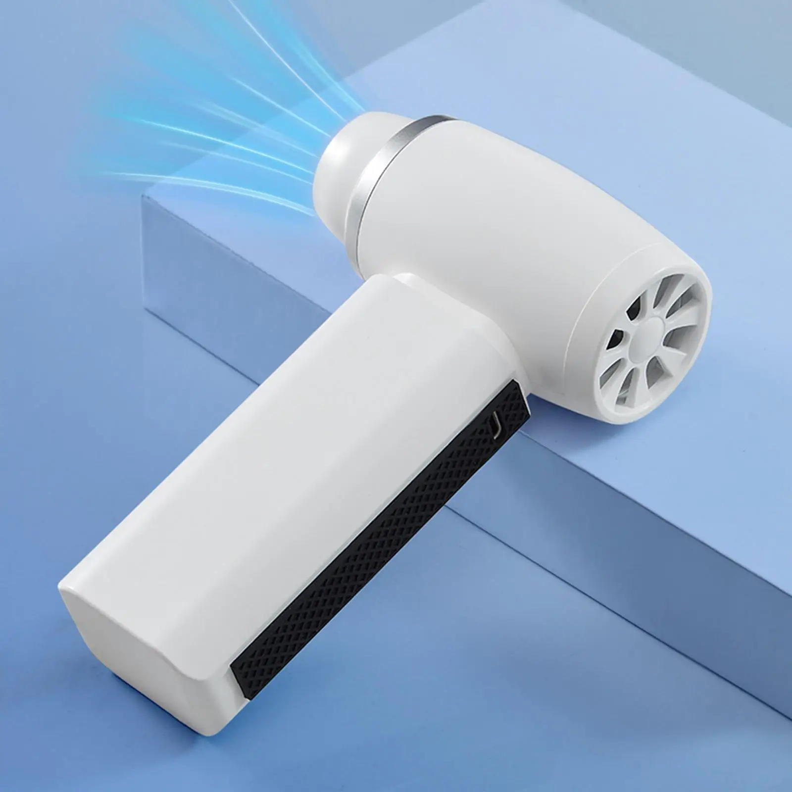 مروحة محمولة مجفف العناية بالشعر المدمج للوحة مفاتيح الكمبيوتر، التخييم في الهواء الطلق تجفيف شعر الحيوانات الأليفة محرك عالي السرعة مروحة نفخ الهواء