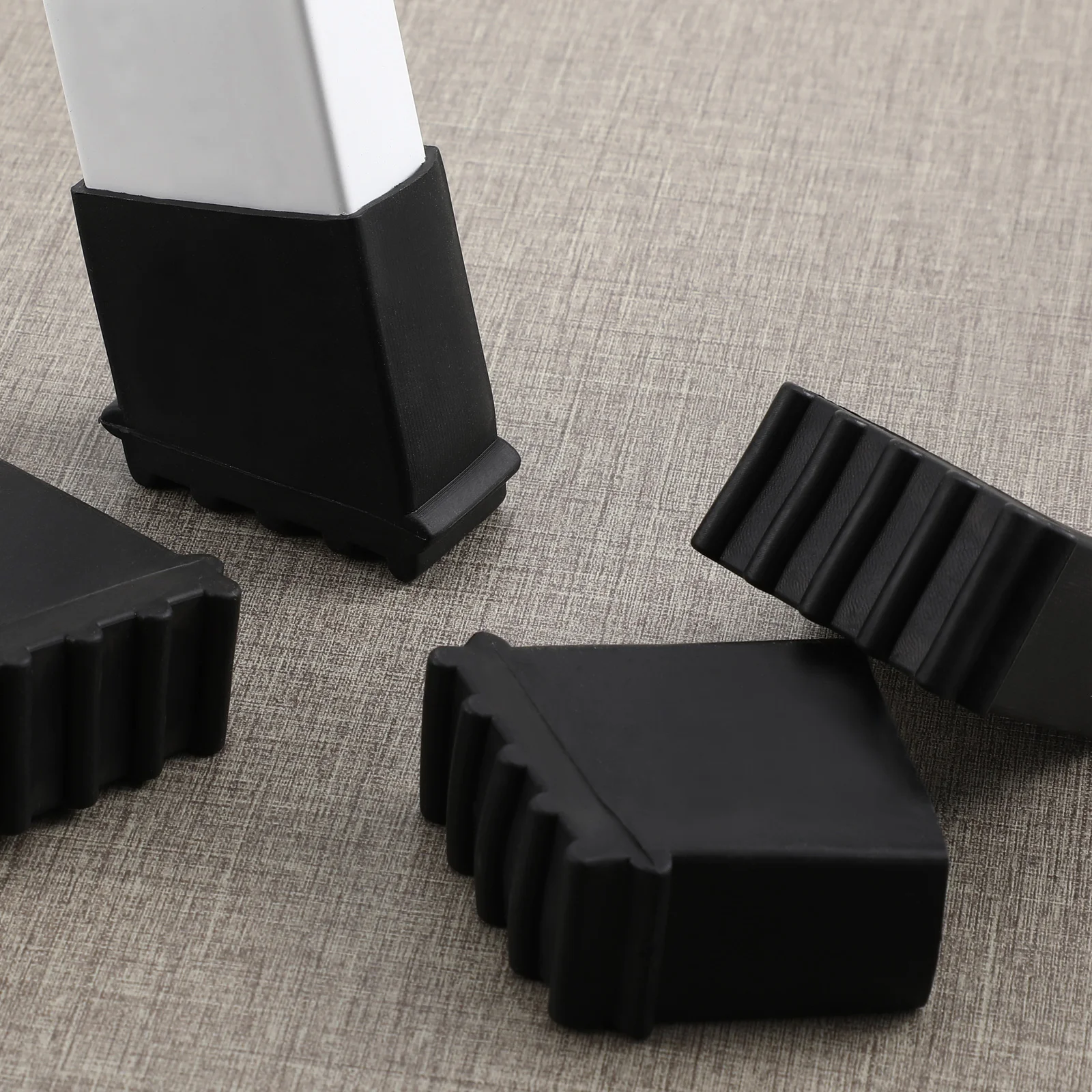 Cubiertas de goma para pies de escalera, almohadillas para pies de escalera, extensión de cojín, parachoques de seguridad, reemplazo de escalera