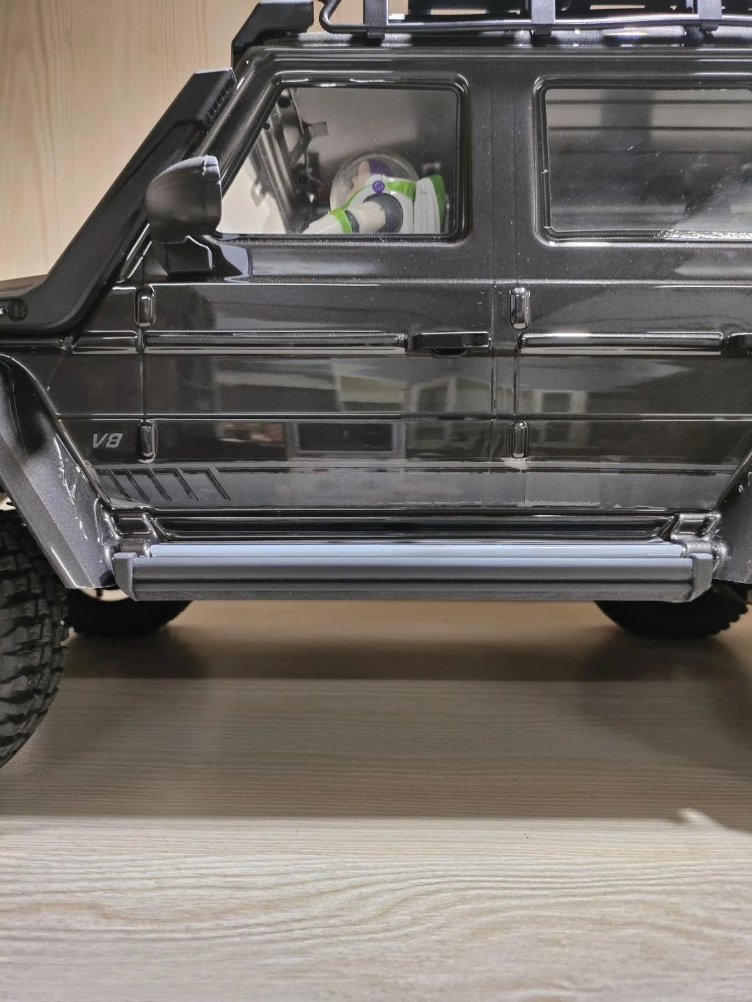 Simulation Side Step Body Side Pedal Anti-scratch Modified Upgrade Accessories For YK4106 1/10 RC Crawler Vehicle Custom Parts