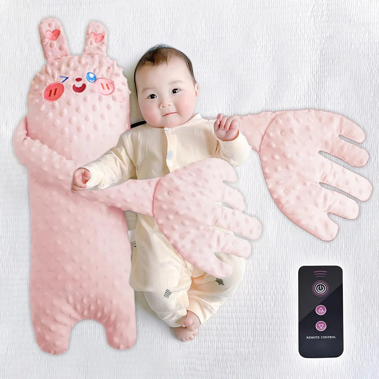 赤ちゃんの寝かしつけ用パッティングおもちゃ、驚愕防止、睡眠補助、心地よいパッティング、睡眠のお供、なだめるような感触