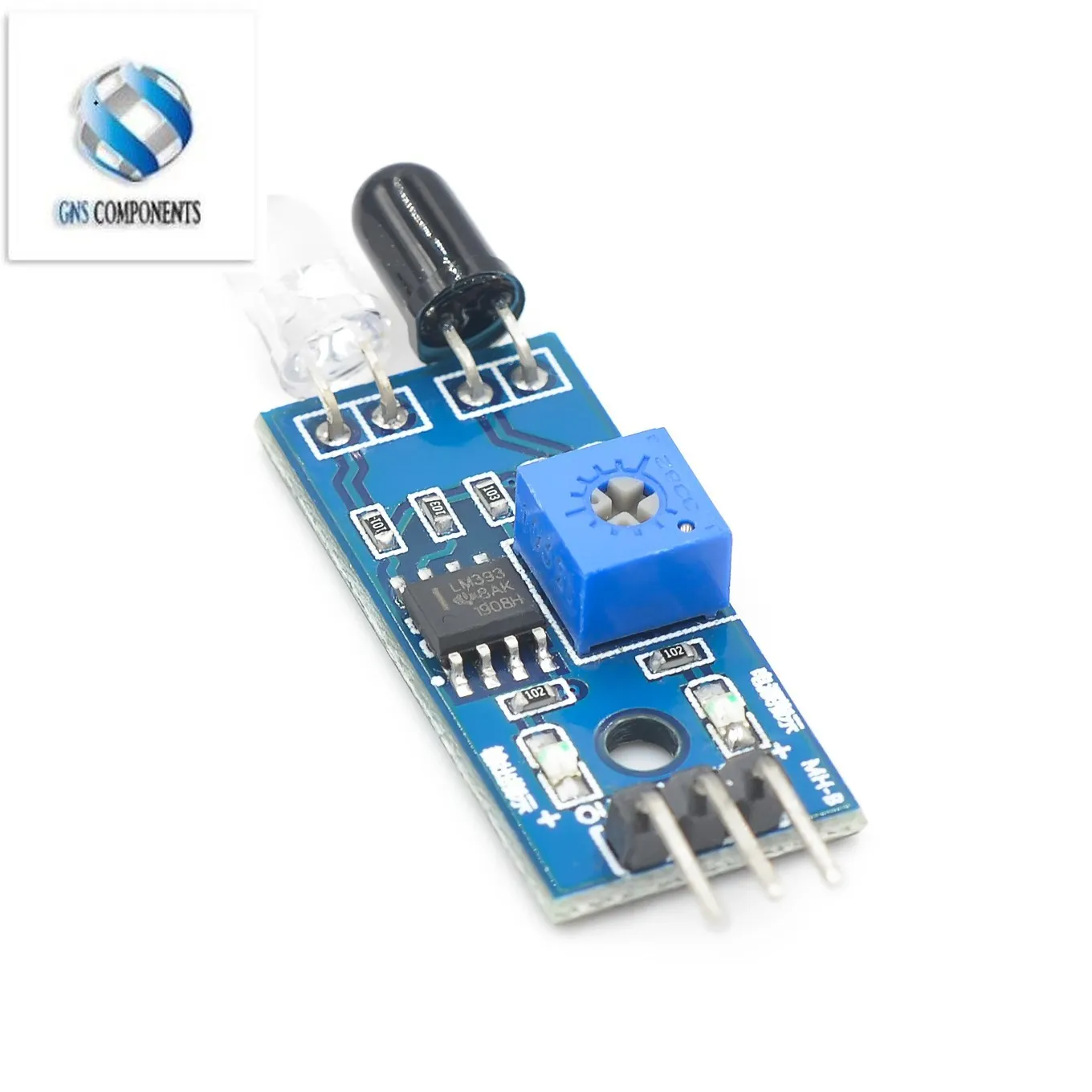 IR Infrared Obstacle Avoidance Sensor Module for Arduino Smart Car Robot 3-wire Reflective Photoelectric New