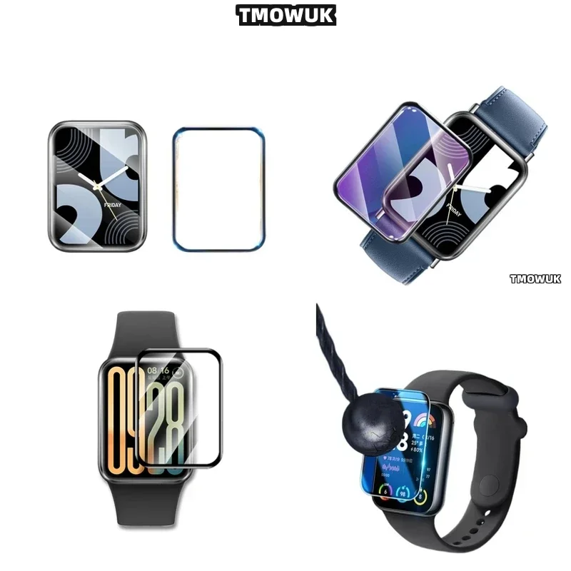

Для Xiaomi Band 4 5 6 7 8 9 10 Pro - Гибкая 3D-пленка с полным покрытием для защиты экрана от царапин - PMMA для надежной защиты