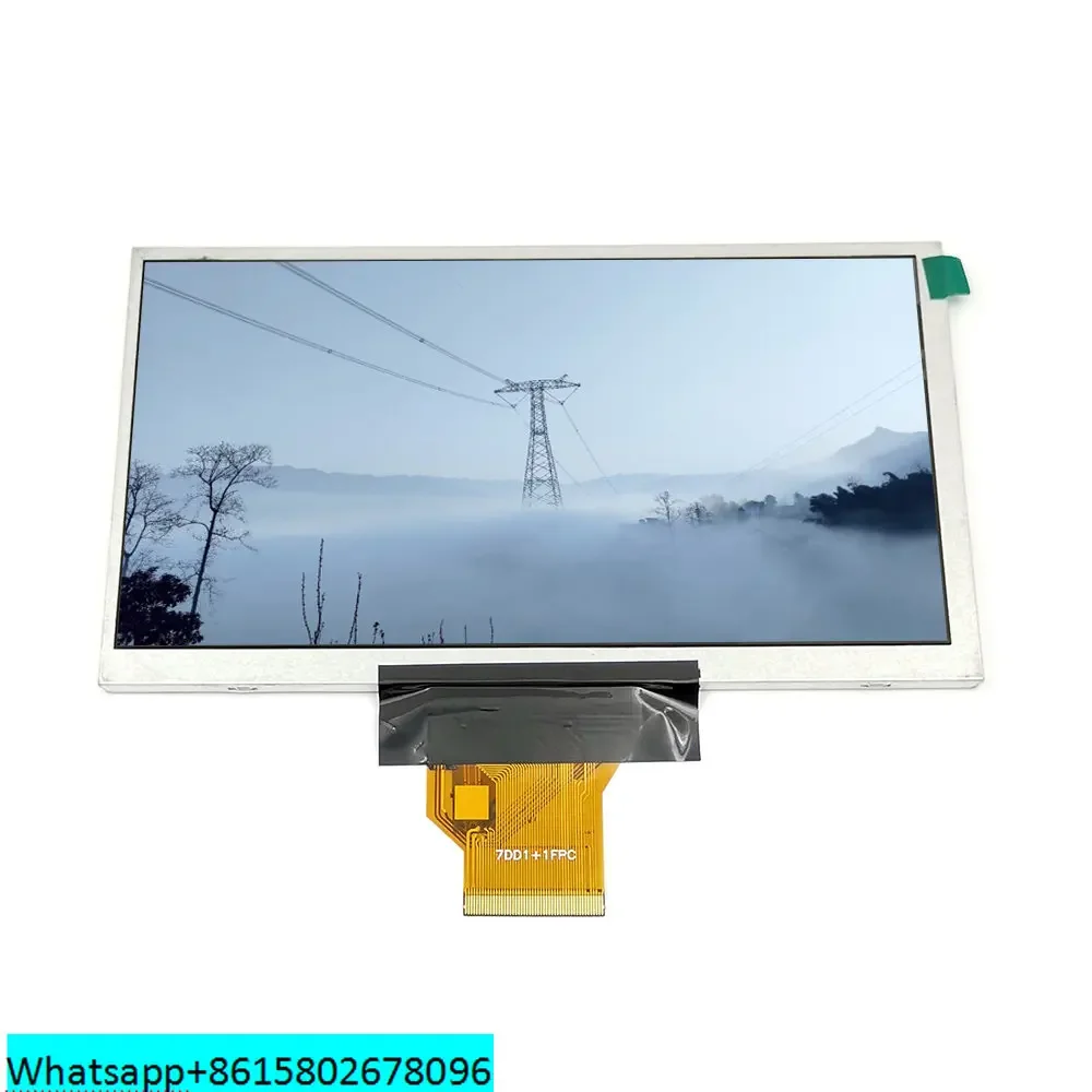 lcd panel 800x480 7 Inch tft lcd display screen With 24bit RGB Interface 50pin FPC for AT070TN92