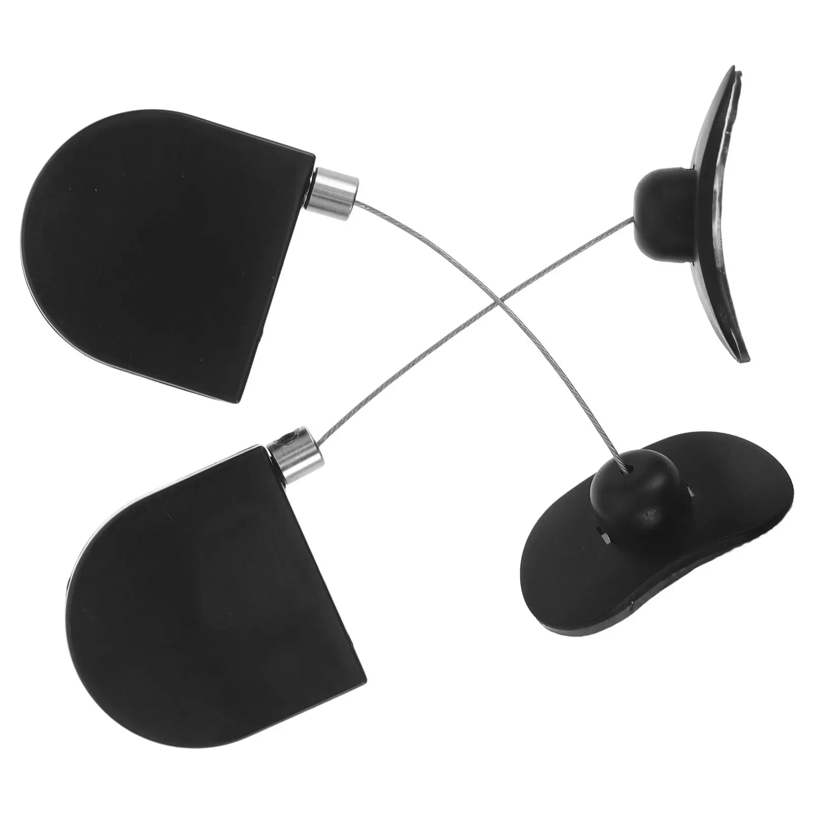 

2Pcs Jewelry Anti-Theft Retractable Tether Box 90Cm Safety Lock Cable for Display Security Telescopic Wire Lock Retail Showroom