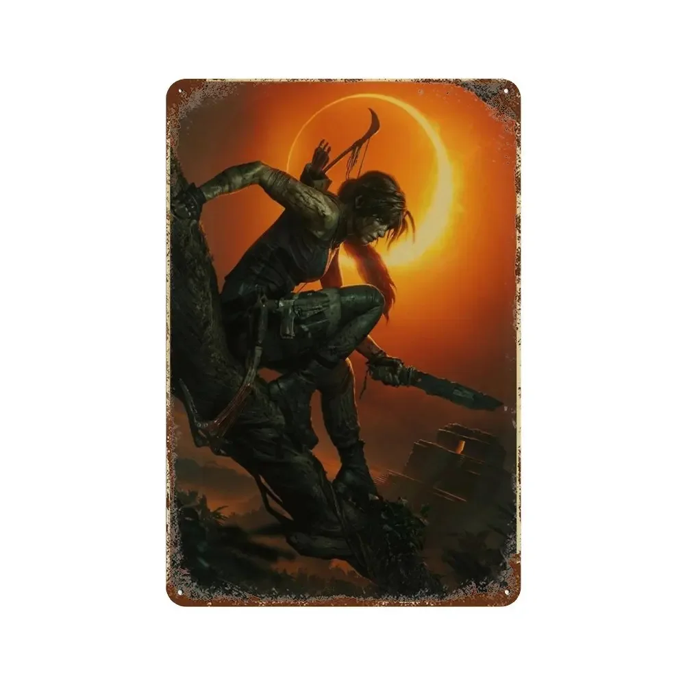 NONE Vintage Game Series Poster Metall Aluminium Zeichen Plakette Spiel Fans Sammlung Retro dekorative Platten Home Gaming Room Wand dekoration 9