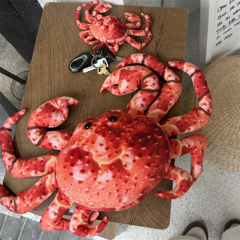 15/30cm Creative Marine Animal Plush Doll Conch Shell Shrimp Crab Sea Cucumber Plush Toy Home Bag Decoration Gift For Children