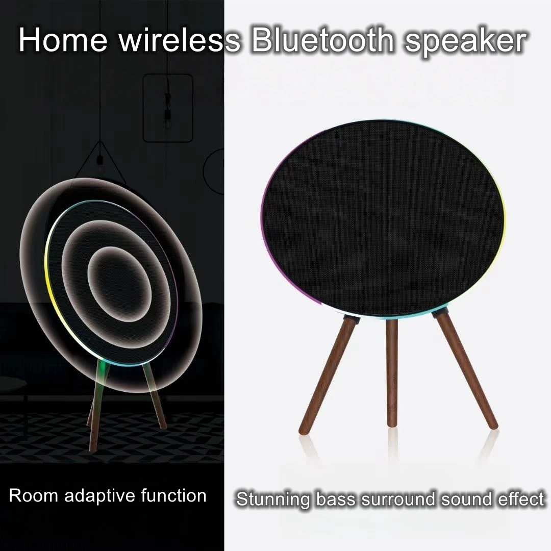 

D23 Wireless Bluetooth Speaker: Flying Saucer High-Power Subwoofer with Ambient Lighting for Home Living Rooms