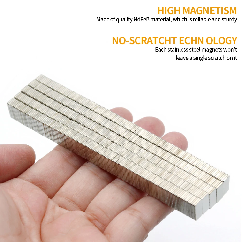 50/ Pcs 10x5x1 Block NdFeB Neodymium Magnet N35 Super Powerful Imanes Permanent Magnetic 10mmX5mmX1mm Rectangular