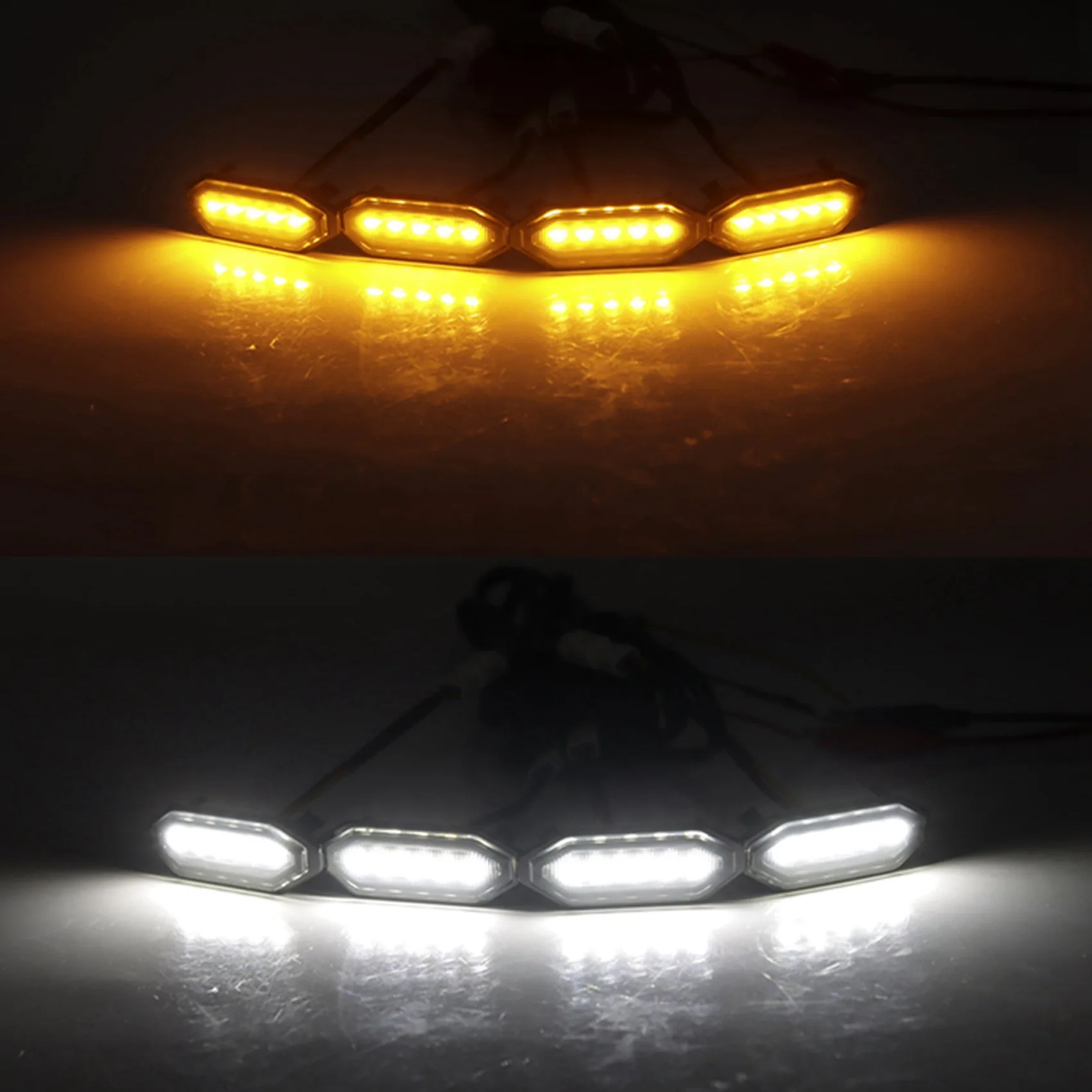 

Sp-20X LED Front Grille Lights White Amber Light External Grille Lamps For Suzuki Jimny JB64 JB74 2019 2020 2021