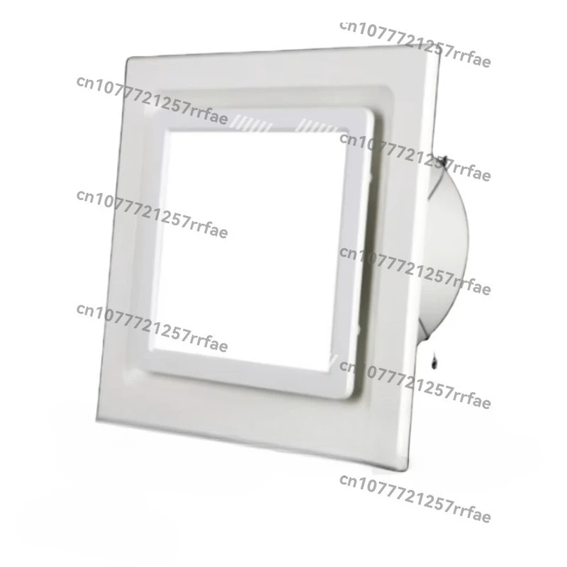 Ceiling Mounted Tubular Ventilation Fan with Front Air Grid Small Hot Air Exhaust Duct Fan with Light Emitting Diode