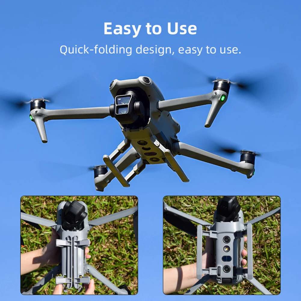 Foldable Landing Gear for DJI Air 3 Extended Height Leg Support Protector Stand 37mm Anti-fall Tripod for DJI Air 3 Accessories