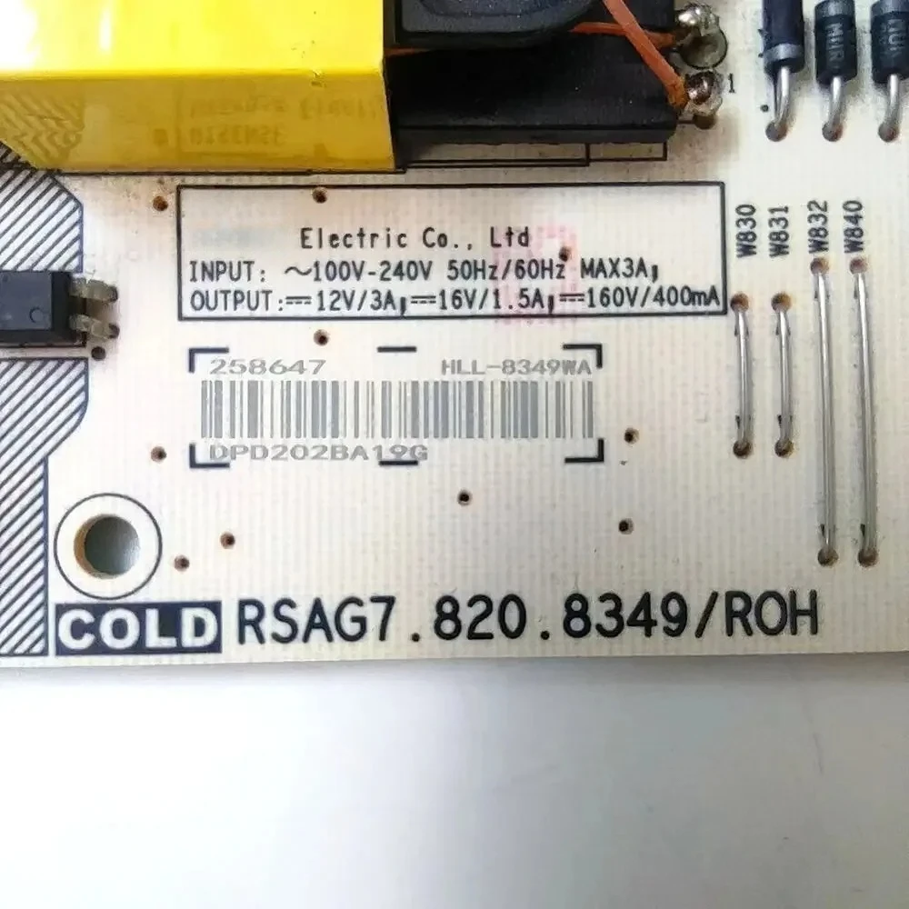 

Плата питания RSAG7.820.8349/ROH HLL-4465WK предназначена для телевизора LC-58Q620U LC-58Q7330U LC-58Q7370U 58H6550E 58R6E 58R7E1 55R7E 55R6E