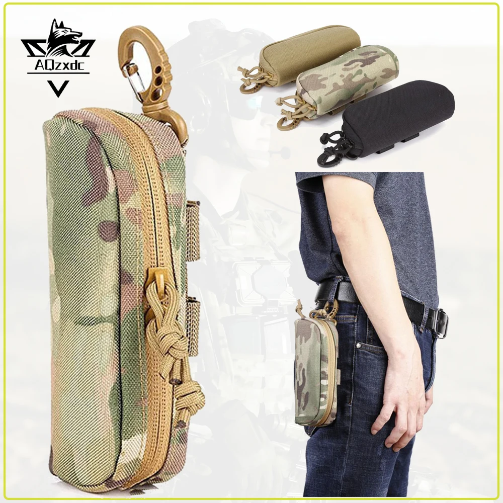 

Tactical Molle Sunglasses Case Airsoft Eyeglasses Hard Carrying Case Protective Box with Belt Loop Hunting Shooting Accessories
