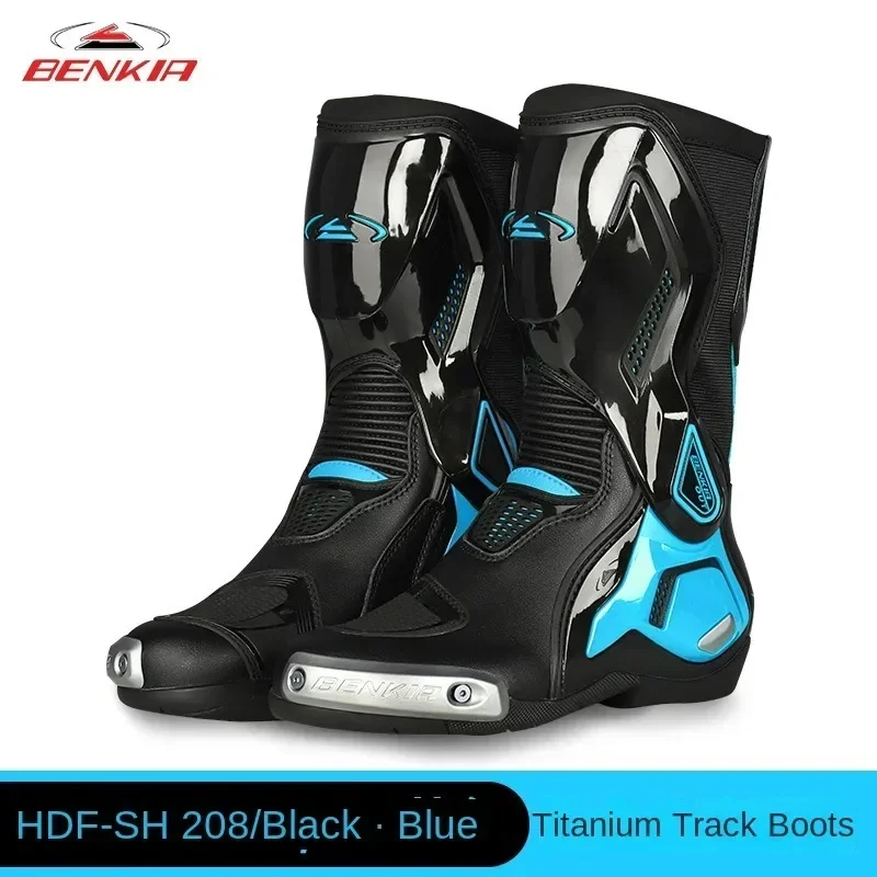 BENKIA Motorcycle Boots HDF-SH208 Men and Women Waterproof Be Non-slip Sports Motorcycle Travel Cross-country Shuttle Service