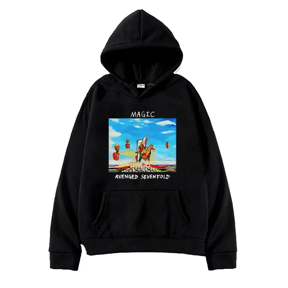 Avenged Sevenfold Magic Hoodies Männer Frauen Mode Hoodie 2-seitig Vintage Harajuku Pullover Tops Sweatshirt Fans Geschenk Sweatshirts