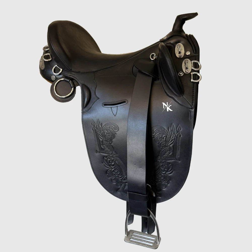 Wholesale Supply Australia Stock Saddle, Leather Wood Pommel Saddle, Comfortable Deep Seat, Nickel Plated Hardware Accessories