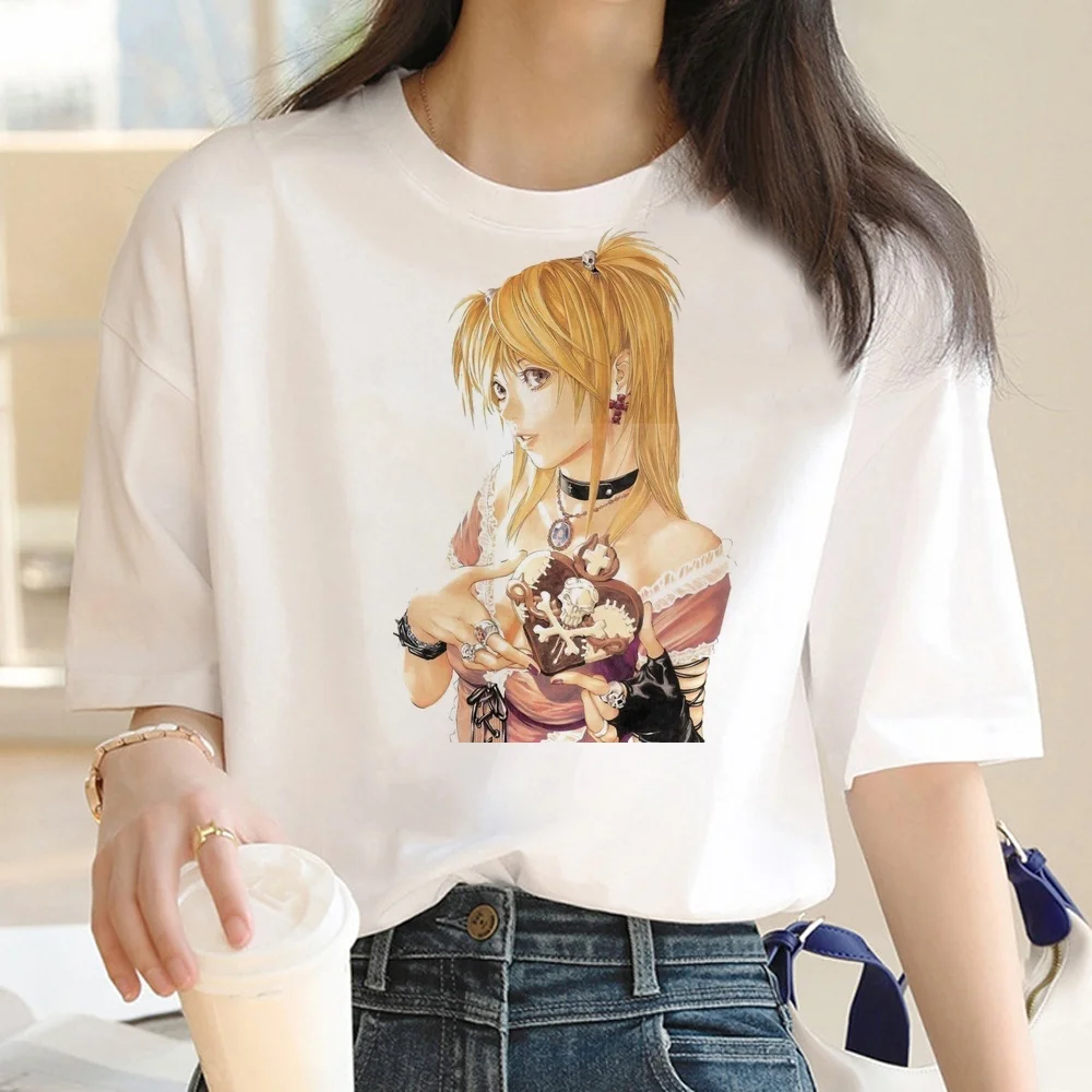 Death Note top tees shoujo scene  emo party Psychedelic streetwear shirt gothic scene  cutecore japan cheap