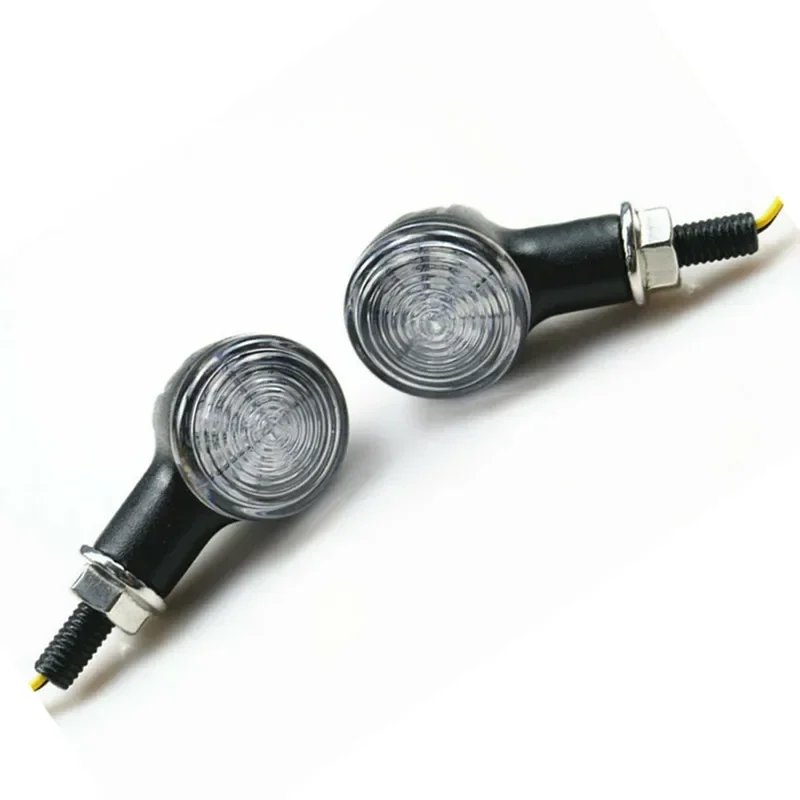 Black Motorbike LED Turn Signal Light for Sportster Dyna 883 1200 XL FL Custom Cruiser Chopper