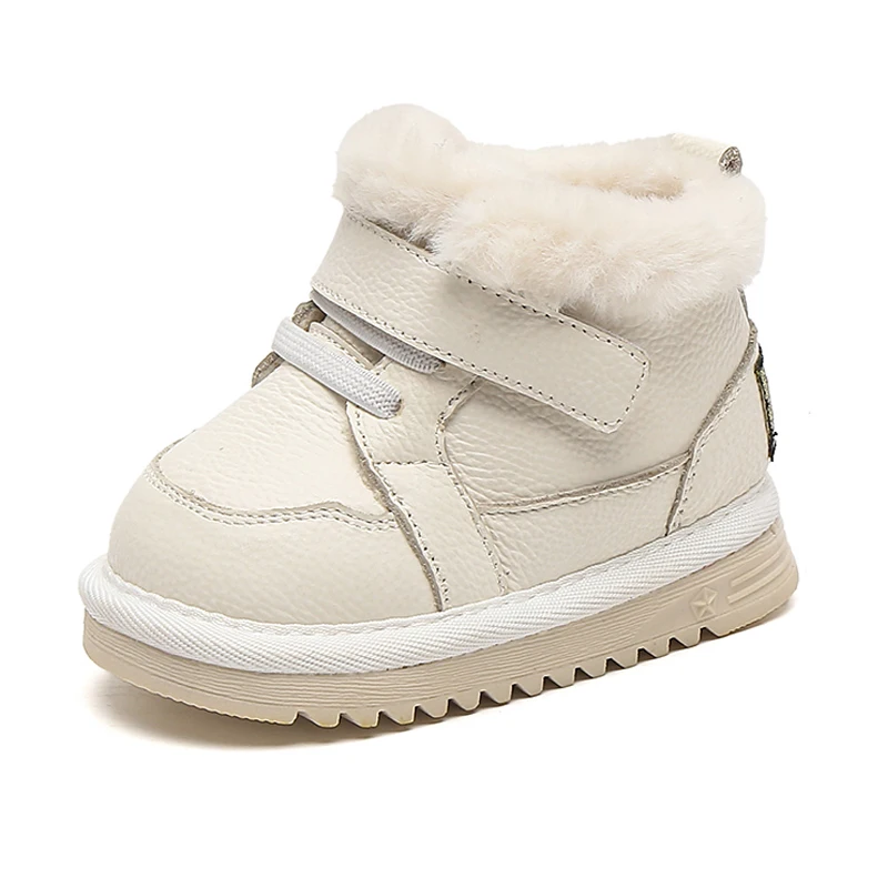 Boys Baby Snow Boots 2022 Winter Girls botki dziecięce pluszowe bawełniane buty antypoślizgowe wiatroszczelne wodoodporne dziecięce obuwie dziecięce
