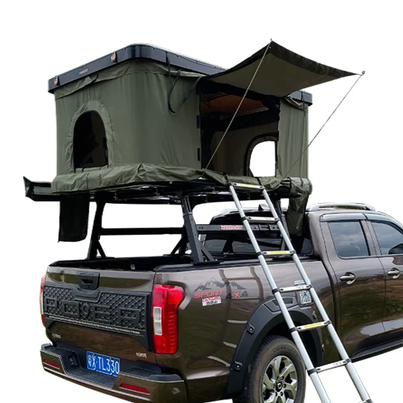 

Outdoor Camping Foldable Tent Box 4X4 Hard Shell Roof Top Tent Car Roof Tent 4 Person