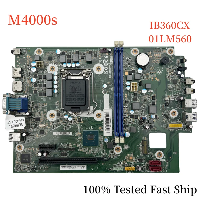 

IB360CX For Lenovo M4000s Motherboard 01LM560 01LM93 LGA 1151 DDR4 Mainboard 100% Tested Fast Ship