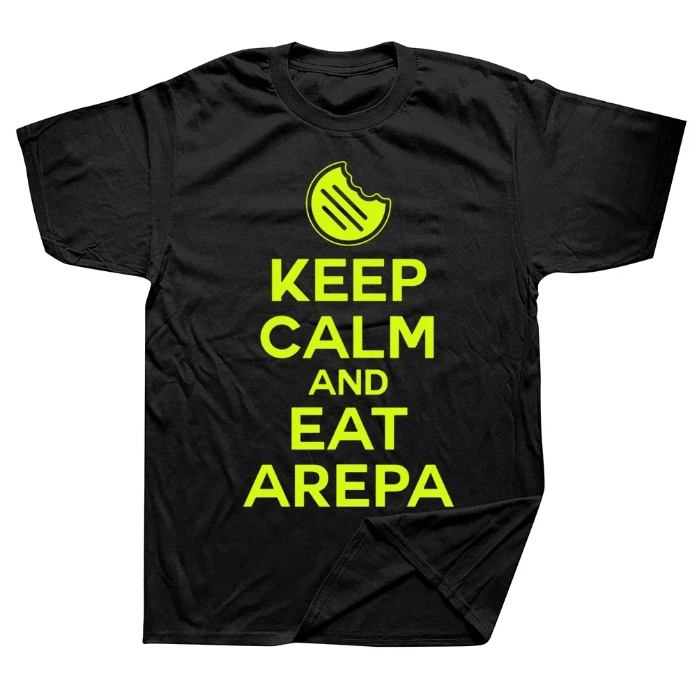 Graphic Streetwear Short Sleeve Birthday Gifts Summer Style T-shirt Mens Clothing Novelty Awesome Eat Arepa Venezuela T Shirts