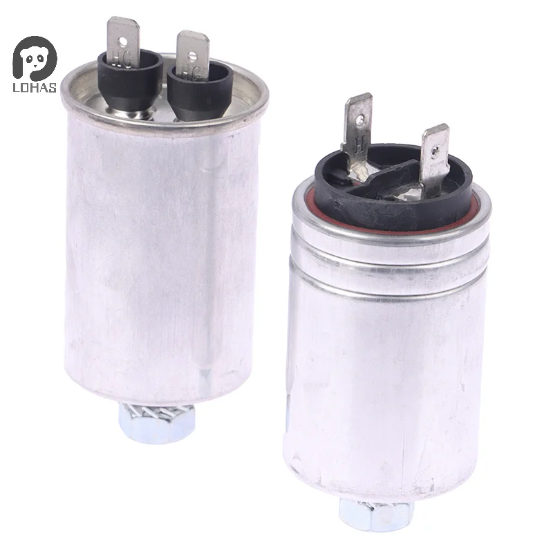 MKP3UF4UF5UF 450VAC Dish Washer Part Aluminum Housing Double Insert Capacitor for Air Compressor Water Pump Motor