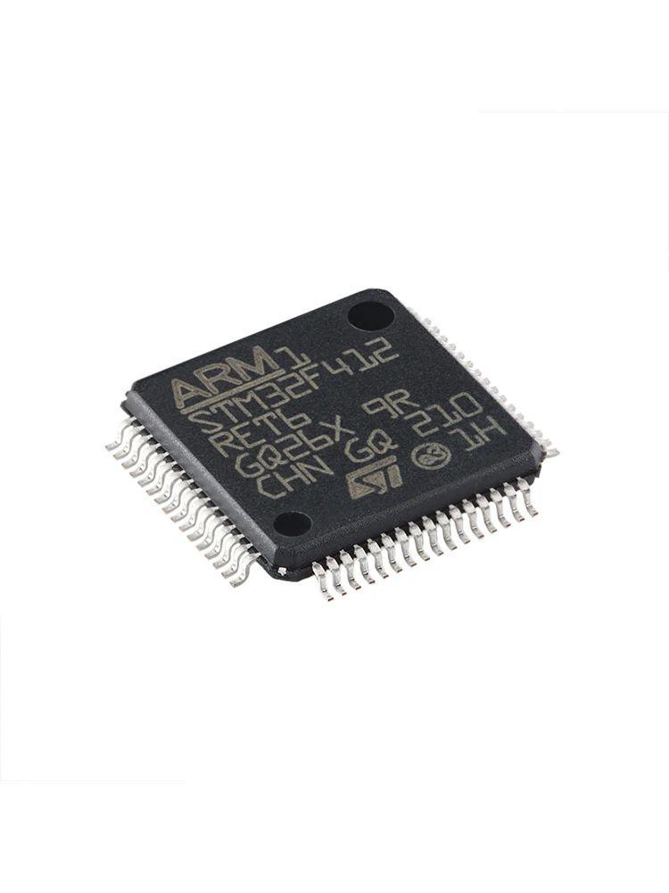 

Original genuine STM32F412RET6 LQFP-64 ARM Cortex-M4 32-bit microcontroller MCU