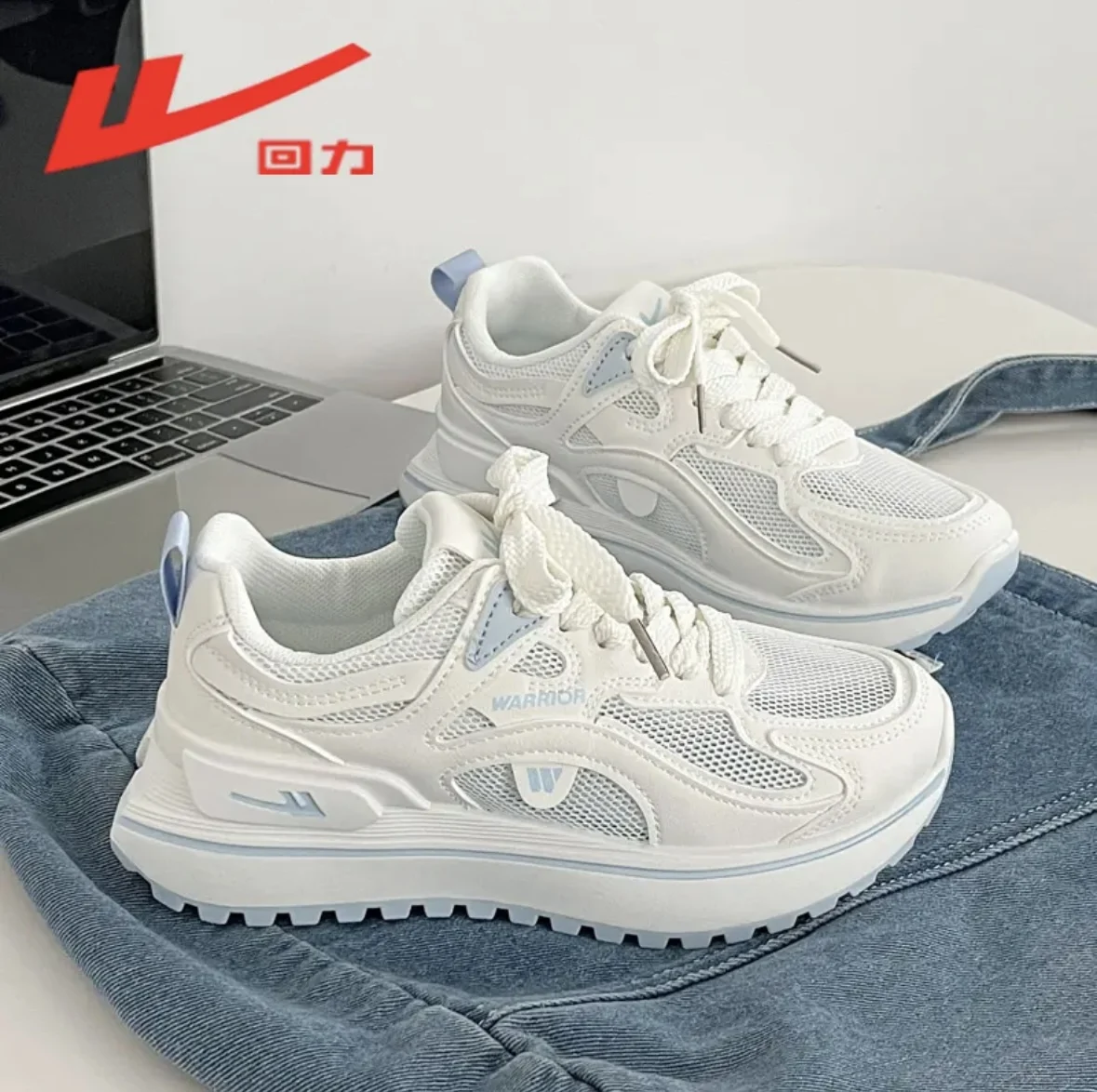 2023 Women's Casual Sneakers Summer Comfortable Breathable Platform Shoes Fashion Women Versatile Lace-up Shoe кроссовки женские