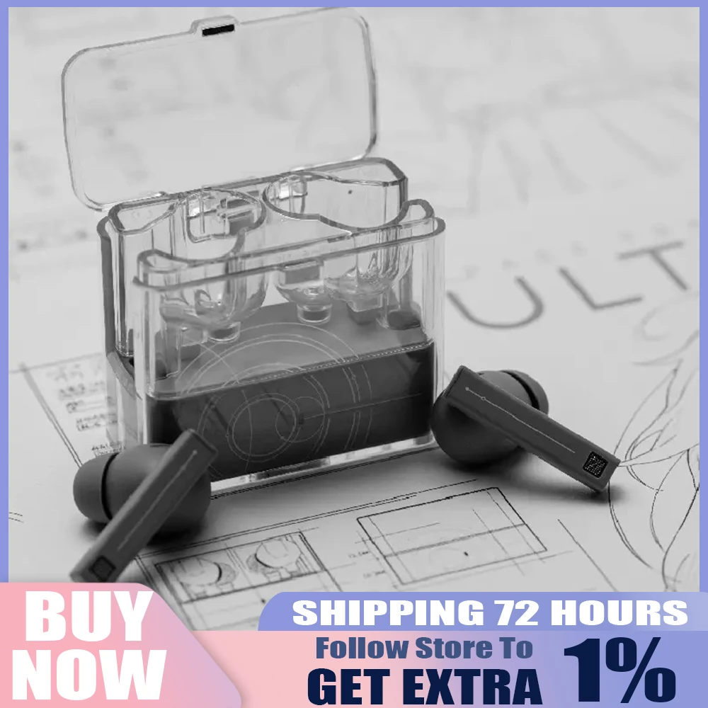 سماعات أذن Space Travel 2 ULTRA اللاسلكية بلوتوث 6.0 بعمر بطارية طويل مع ضبط ANC LDAC النشط للحد من الضوضاء AI