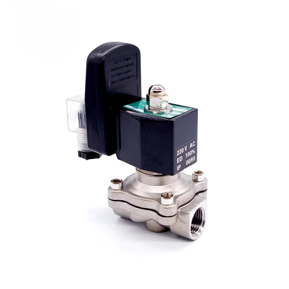 

Low Pressure 220VAC 32mm 1-1/4" 2/2 Way Gas Electronic Water Solenoid Valve Timer