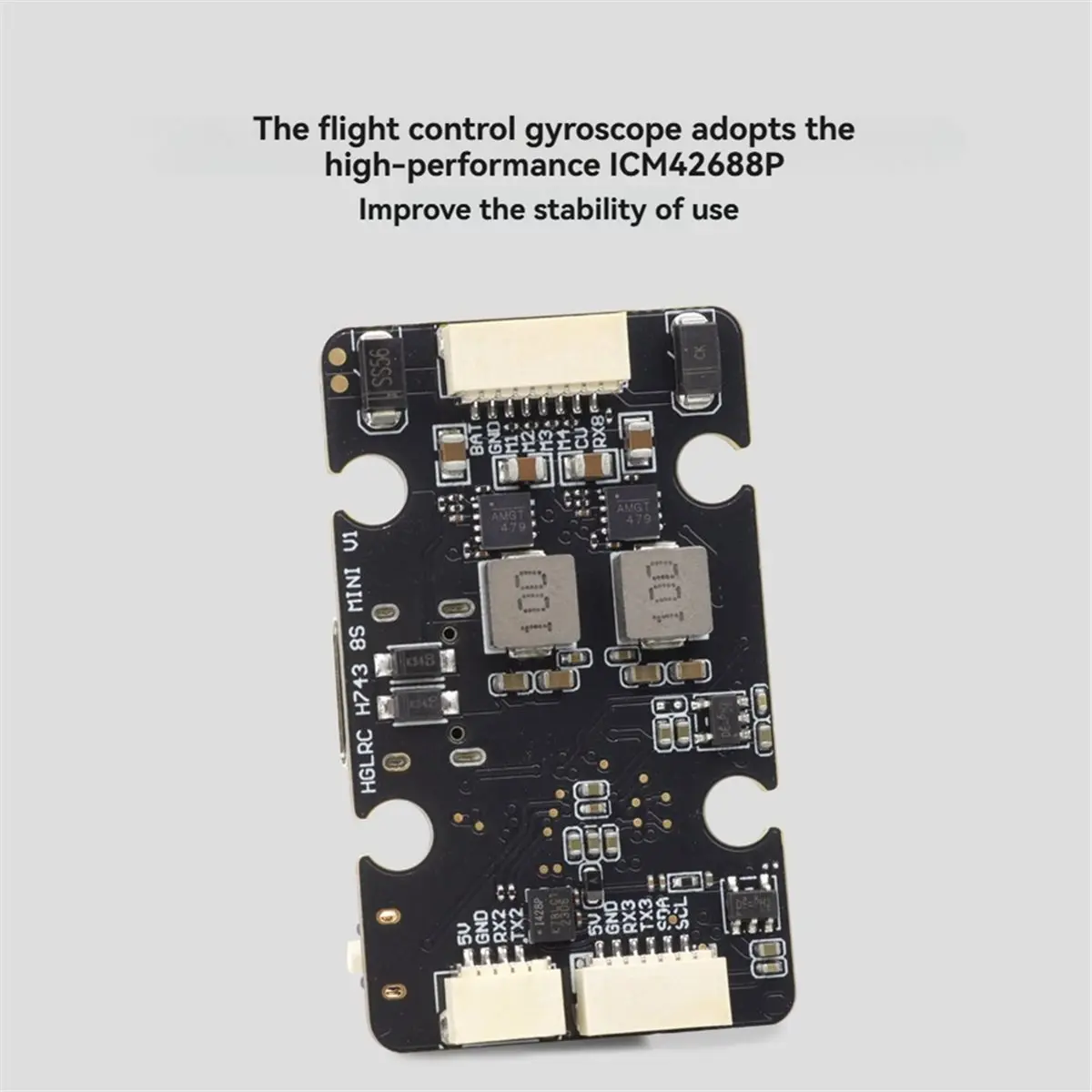 ■★New Arrival Fashion  H743 FPV Stack H743 Mini Flight Controller 60A 4IN1 BLHeli_S M-H-30 ESC for RC FPV Free Racing Drone Nbla