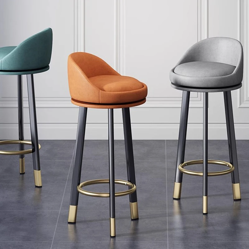 

Italian Design Reception Bar Chairs Nordic Modern Luxury High Stool Bar Chairs Office Italian Design Bar Furniture Sillas LLBC