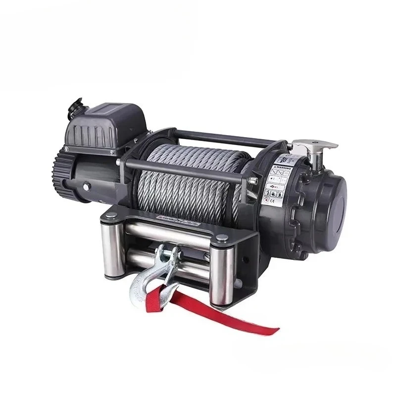 Chinese manufacturer factory sells CE certified dc 12 volt electric winch