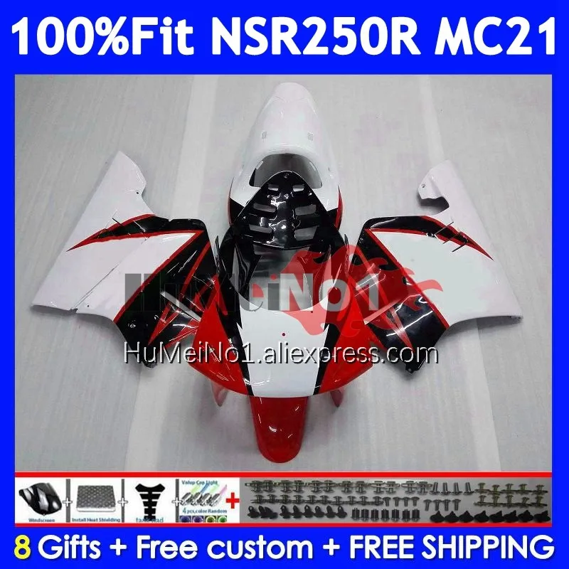 Injection For HONDA NSR250R MC21 PGM3 1990 Red black new 1991 1992 1993 15No.5 NSR250 NSR 250 R RR NSR 250R 90 91 92 93 Fairing