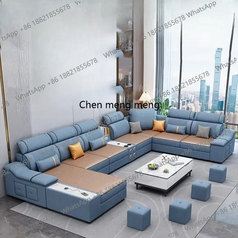 Minimalist Bed Sofa Recliner Waterproof Wireless Charger Sofa Multifunctional Foldable Replica Beauty Muebles Trendy Furniture