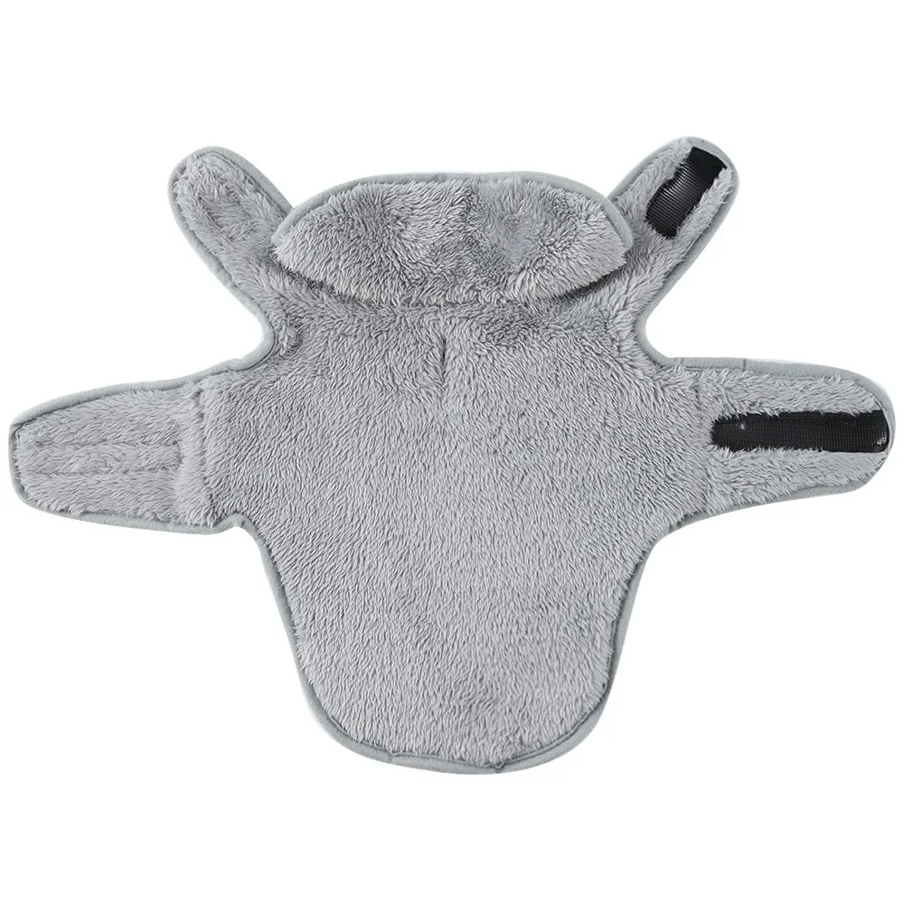 Reversible Dog Vest For Winter Warm Fleece Pet Coat For Small Large Dogs Cat Soft Big Dog Jacket With Leash Hole Labrador Jacket
