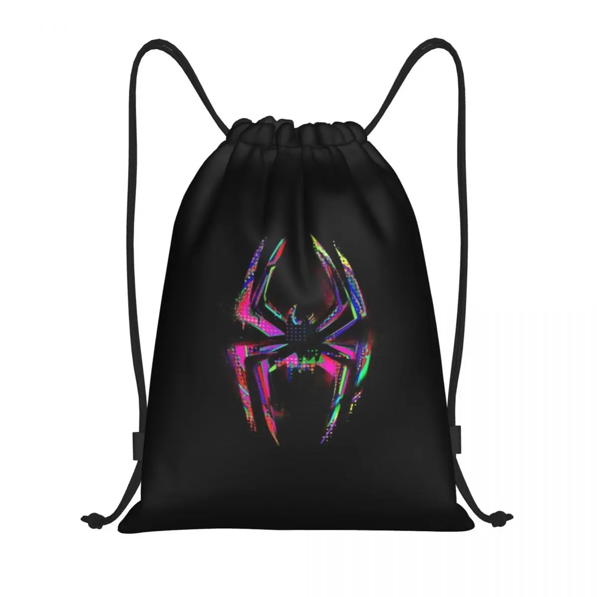 Across The Spider Verse - Logo Drawstring bag Storage Portable Handbags Grocery Shopping Shoulder bags foldable Travel Bag