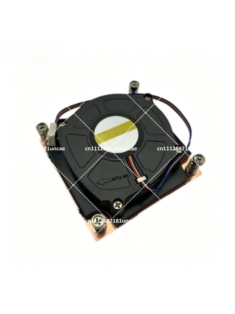 Thin 115X 1200 1700 1U Server CPU Heatsink Pure Copper Turbine Cooling Fan